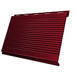 Вертикаль 0,2 gofr 0,45 PE с пленкой RAL 3005 красное вино