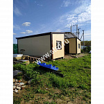 Стеновая трёхслойная сэндвич-панель гладкая 120мм 1190мм с видимым креплением минеральная вата Полиэстер ТермоСпецПанель