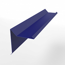 Планка ветровая 0,45 мм (RAL 5002) двойная завальцовкая, с порошковым покрытием