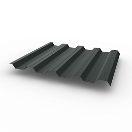 Профнастил НС44 (RAL 7043) 0,65х1047мм оцинкованный, с полимерным покрытием (Полиэстер)