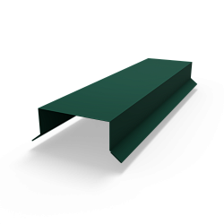 Парапет RAL 6005 полиэстер 0.45мм плоский