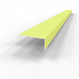 Лобовая планка (RAL 1026) оцинкованная, с порошковым покрытием 0,45 мм