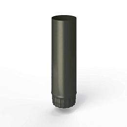 Труба водосточная оцинкованная порошок ф160х1250мм RAL 6006