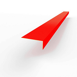 Откос оконный 0,5 мм (RAL 3026) c порошковым покрытием