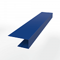 Планка завершающая (RAL 5005) с порошковым покрытием 0,45 мм