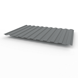 Профнастил С8 - 0,35х1180мм (RAL 9023) оцинкованный, с полимерным покрытием (полиэстер)