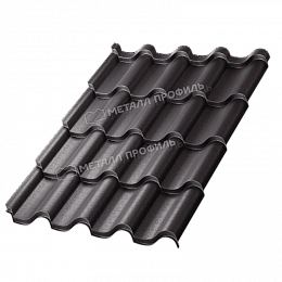 Металлочерепица МП Монтерроса-S (VikingMP-01-9005-0,45)