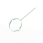 Крепление водосточный трубы сварное оцинкованное порошок ф120х10х250мм RAL 6019