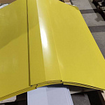 Конек фигурный 0,45 мм RAL 1011 оцинкованный, с порошковым покрытием