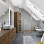 Окно мансардное ПВХ белый ручка снизу Fakro PTP-V U3  ThermoPro Profi 55*78см