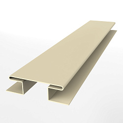 Планка h образная стыковочная сложная для металлосайдинга экобрус оцинкованная  с порошковым покрытием 0,45мм ширина менее 625 мм RAL 1015