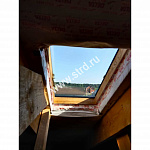 Окно-выход на крышу для неотапл. помещений дерево, лак ручка снизу Velux VLT 025 1000 45*55см