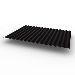 Профнастил С15 (RAL 8022) Полиэстер 0,45х1180мм