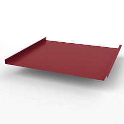 Фальц двойной стоячий оцинкованный с полимерным покрытием 0,45х625мм RAL 3003