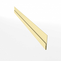 Планка стартовая для металлосайдинга блокхаус оцинкованная с порошковым покрытием 0,45мм ширина менее 625 мм RAL 1014