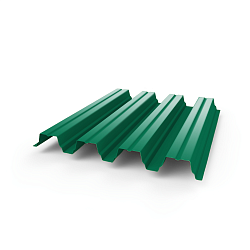 Профнастил Н75 - 0,6 (RAL 6024) с полимерным покрытием (полиэстер)