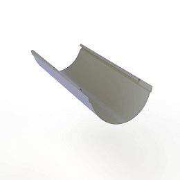 Желоб водосточный оцинкованный порошок ф120х2000мм RAL 7004