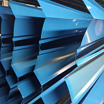 Лобовая планка (все цвета RAL) с порошковым покрытием 0,5 мм