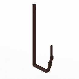 Крепление крюк прямоугольного желоба водосточного Grand Line Vortex 1х127мм RAL 8017