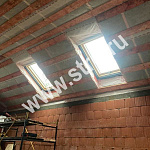 Окно мансардное дерево, лак ручка снизу Rooflite+ AAY C2A B1500 PLS Trio Pine 55*78см
