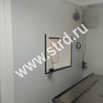 Стеновая трёхслойная сэндвич-панель 9 rib 120мм 1190мм с видимым креплением минеральная вата Полиэстер Доборник