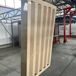 Вентиляционная решетка 800х600 с рамкой наружная оцинк. порошок 0.7мм все цвета RAL