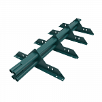 Снегозадержатель трубчатый 3000мм универсальный 40x20-1,0-2,0-3 холоднокатанная сталь с порошковым покрытием RAL 5021