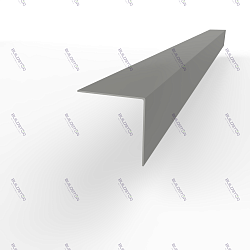 Планка угла внешнего RAL 9007 оцинкованная c порошковым покрытием 0,45мм