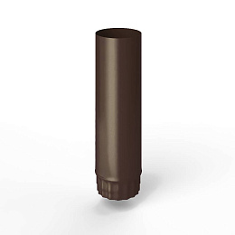 Труба водосточная оцинкованная порошок ф190х1250мм RAL 8017