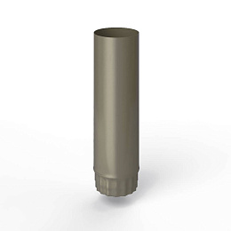 Труба водосточная оцинкованная порошок ф110х1250мм RAL 7006