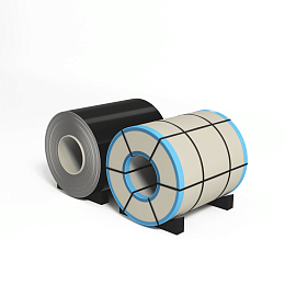 Рулон оцинкованный 0,8х1250мм (RAL 8022) с полимерным покрытием (полиэстер)