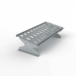 Мостик кровельный переходной универсальный 1230мм оцинкованная сталь с порошковым покрытием RAL 7040