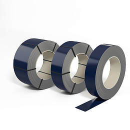 Лента оцинкованная (Штрипс) 1,0 мм (RAL 5026) с полимерным покрытием (полиэстер)