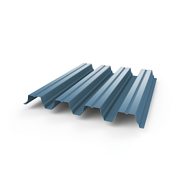 Профнастил Н75 - 0,8 (RAL 5024) с полимерным покрытием (полиэстер)