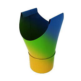 Воронка водосточного желоба оцинкованная накладная с порошковым покрытием ф140мм все цвета RAL