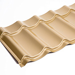 Металлочерепица Монтеррей классик оцинкованная с полимерным покрытием 0.5x1180мм  RAL 9006