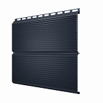 ЭкоБрус 0,345 Gofr Grand Line 0,5 GreenCoat Pural BT, matt с пленкой RR 23 темно-серый (RAL 7024 мокрый асфальт)