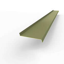 Отлив 0,45мм RAL 6013 оконный оцинкованный c порошковым покрытием