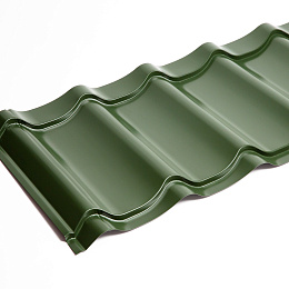 Металлочерепица Монтеррей классик оцинкованная с полимерным покрытием 0.4x1180мм  RAL 6029