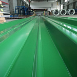 Профнастил НС44 (RAL 3011) 0,8х1047мм оцинкованный, с полимерным покрытием (Полиэстер)