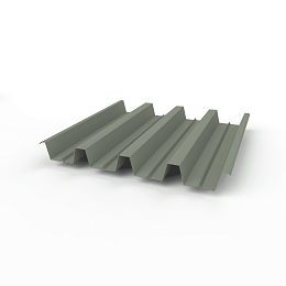 Профнастил Н60 (RAL 7033) 0,65х845мм оцинкованный, с полимерным покрытием (Полиэстер)