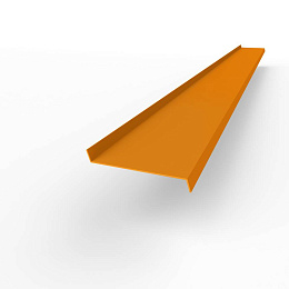 Отлив 0,55 мм RAL 2000 оконный оцинкованный c порошковым покрытием