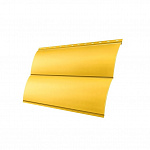 Сайдинг Блок-хаус 0,390 Grand Line 0,45 PE RAL 1018 цинково-желтый