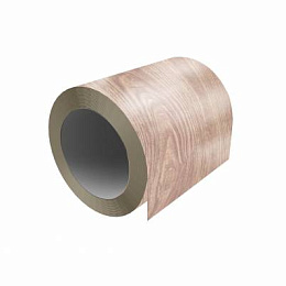 Лента оцинкованная с полимерным покрытием полиэстер Print Twincolor 0,45мм RAL White Wood Белое дерево