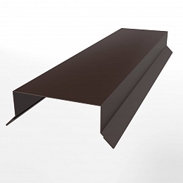 Парапет RAL 8017 полиэстер 0.45мм плоский