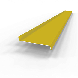 Отлив 0,55 мм RAL 1012 оконный оцинкованный c порошковым покрытием