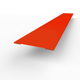 Планка стыковочная RAL 2005 оцинкованная c порошковым покрытием 0,45мм