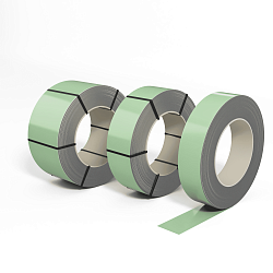 Лента оцинкованная (Штрипс) 0,4 мм (RAL 6019) с полимерным покрытием (полиэстер)