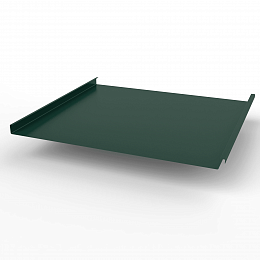 Фальц двойной стоячий оцинкованный с полимерным покрытием 0,5х625мм RAL 6005