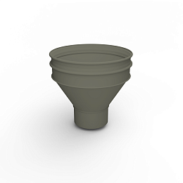 Воронка водосточная ф190х350мм (RAL 7013) водосборная, c порошковым покрытием